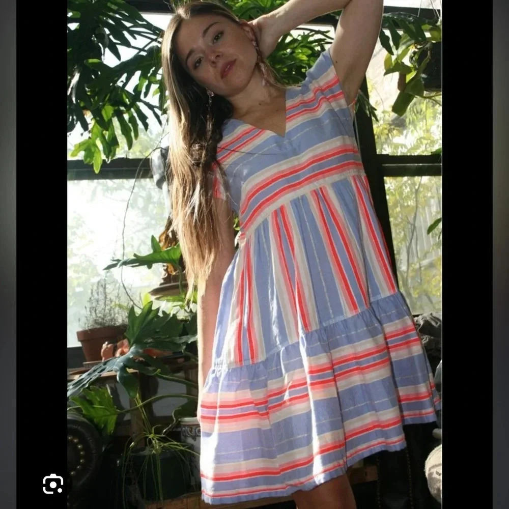 Lemlem Fiesta Dress Lavender xs